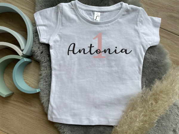 Geburtstags T-Shirt für Mädchen - 1. Geburtstag Geburtstags T-Shirt für Mädchen - 1. Geburtstag