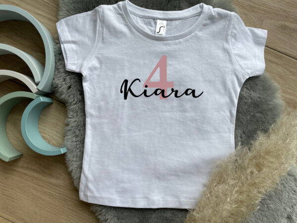 Geburtstags T-Shirt für Mädchen - 4. Geburtstag Geburtstags T-Shirt für Mädchen - 4. Geburtstag