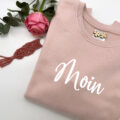 Pullover für Damen "Moin" in Soft-Rosé