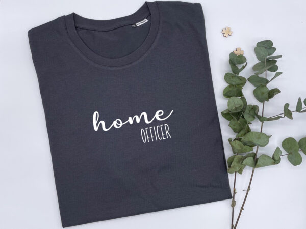 T-Shirt Homeofficer in Asphalt-Grau T-Shirt Homeofficer in Asphalt-Grau
