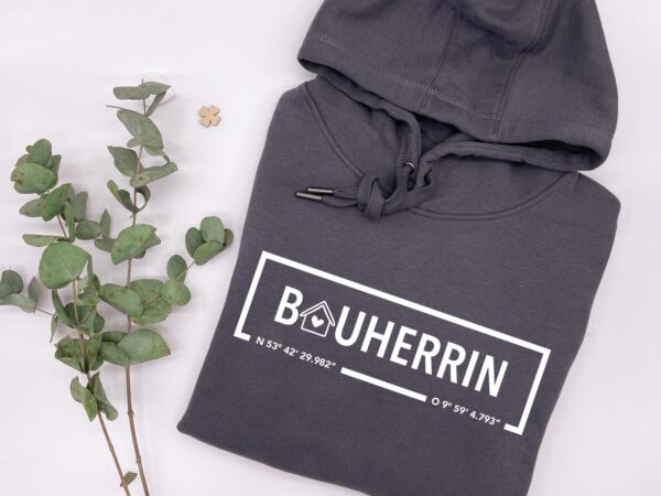 Bauherren Hoodie in Asphalt-Grau Bauherren Hoodie in Asphalt-Grau