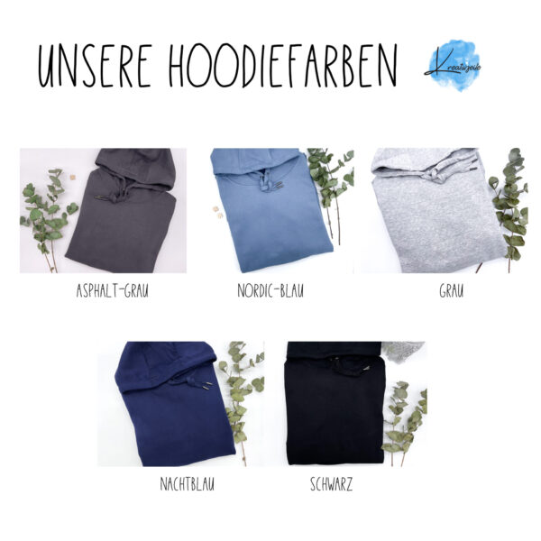 Unsere Hoodie-Farben Unsere Hoodie-Farben