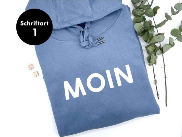 Moin Hoodie in Nordic Blue