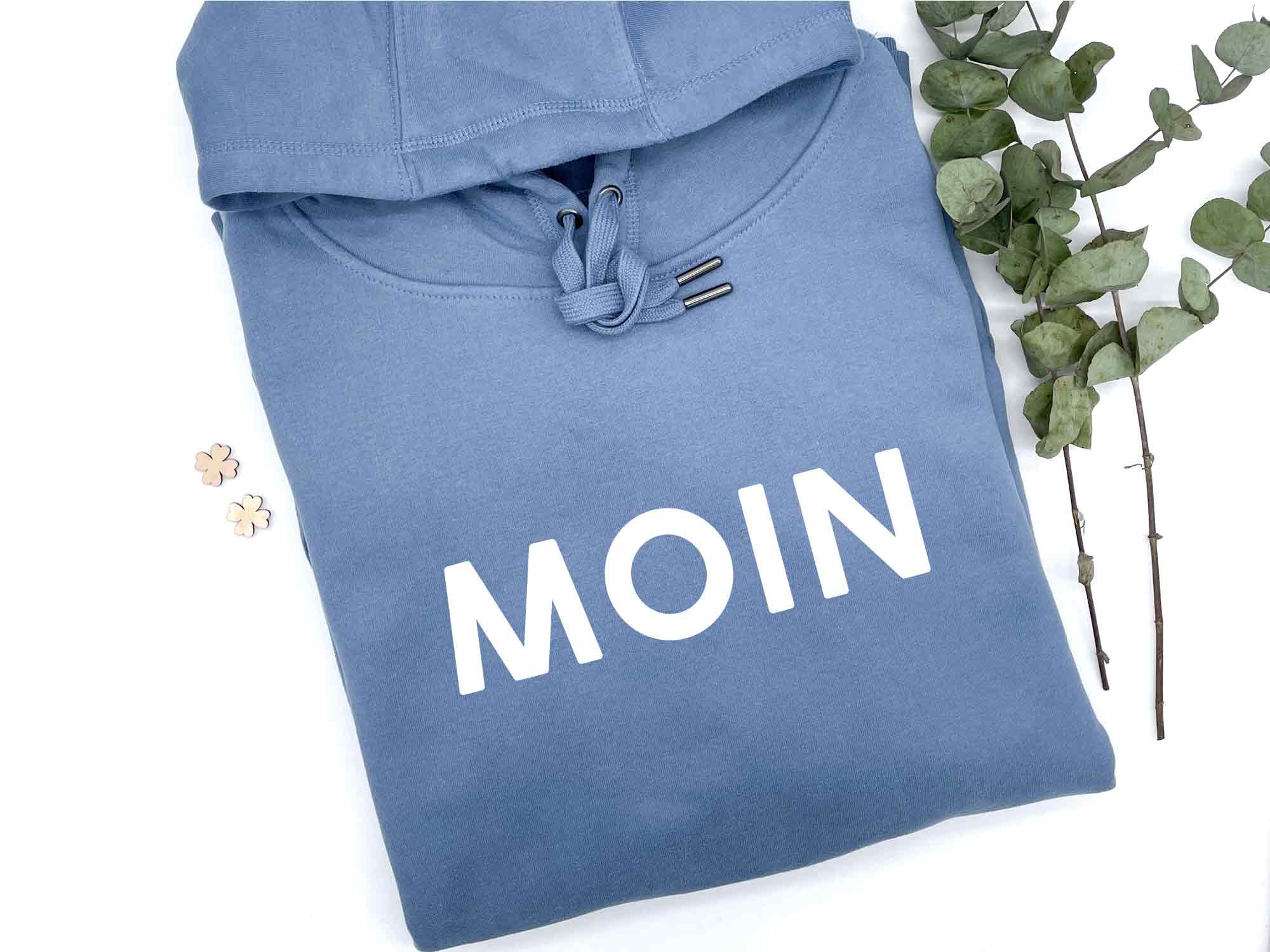 Moin Hoodie in Nordic-Blue