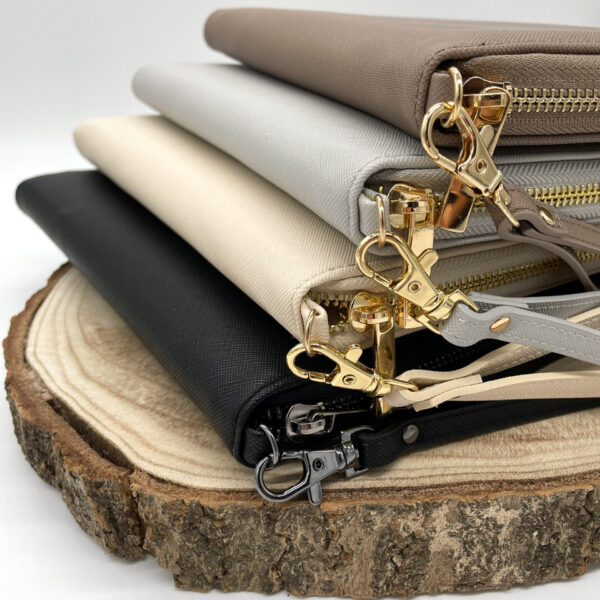 Organizer in den Farben Schwarz, Grau, Beige und Taupe Organizer in den Farben Schwarz, Grau, Beige und Taupe